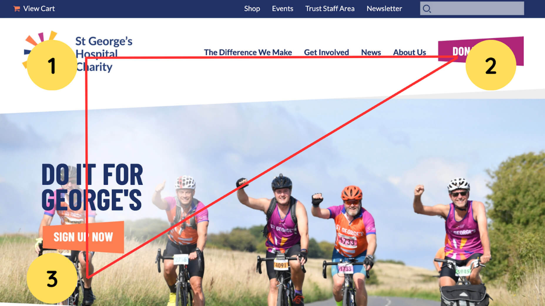 St George's Hospital Charity - The Golden Triangle