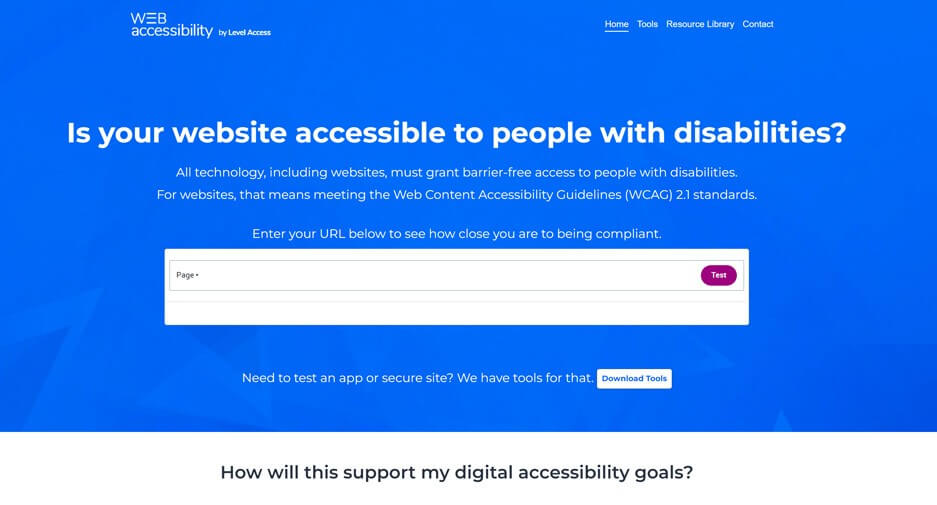 Web accessibility for disabled